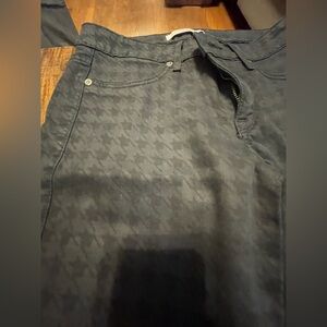 Rich & Skinny Charcoal Patterned Jeans